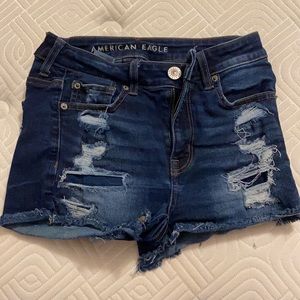 American Eagle Blue Jean Shorts